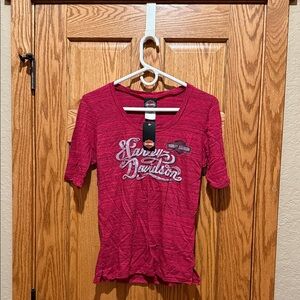 Harley-Davidson Red Short Sleeve Tee